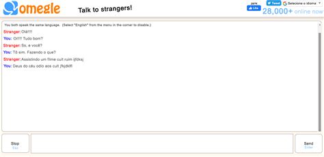 omegle template.